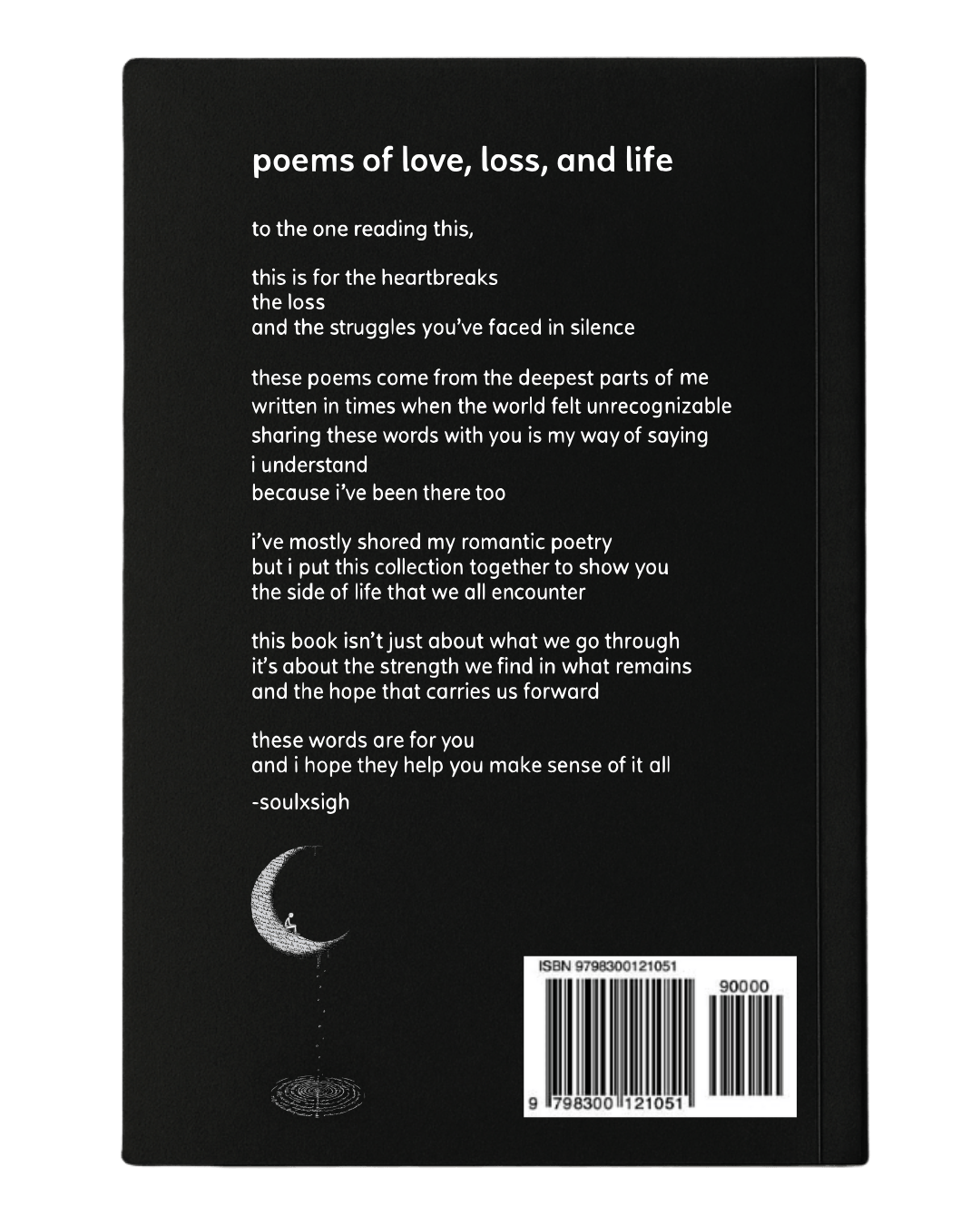 tears from the soul: poems of love, loss, and life — back cover