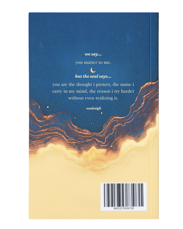 the soul says: guided poetry journal — back cover