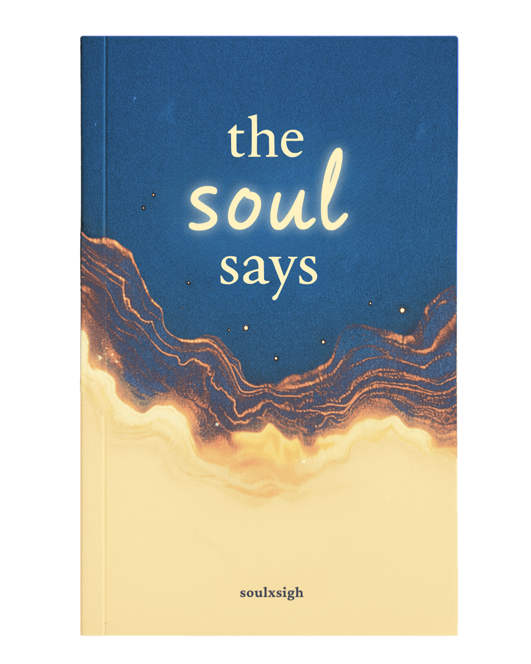 the soul says: guided poetry journal — front cover